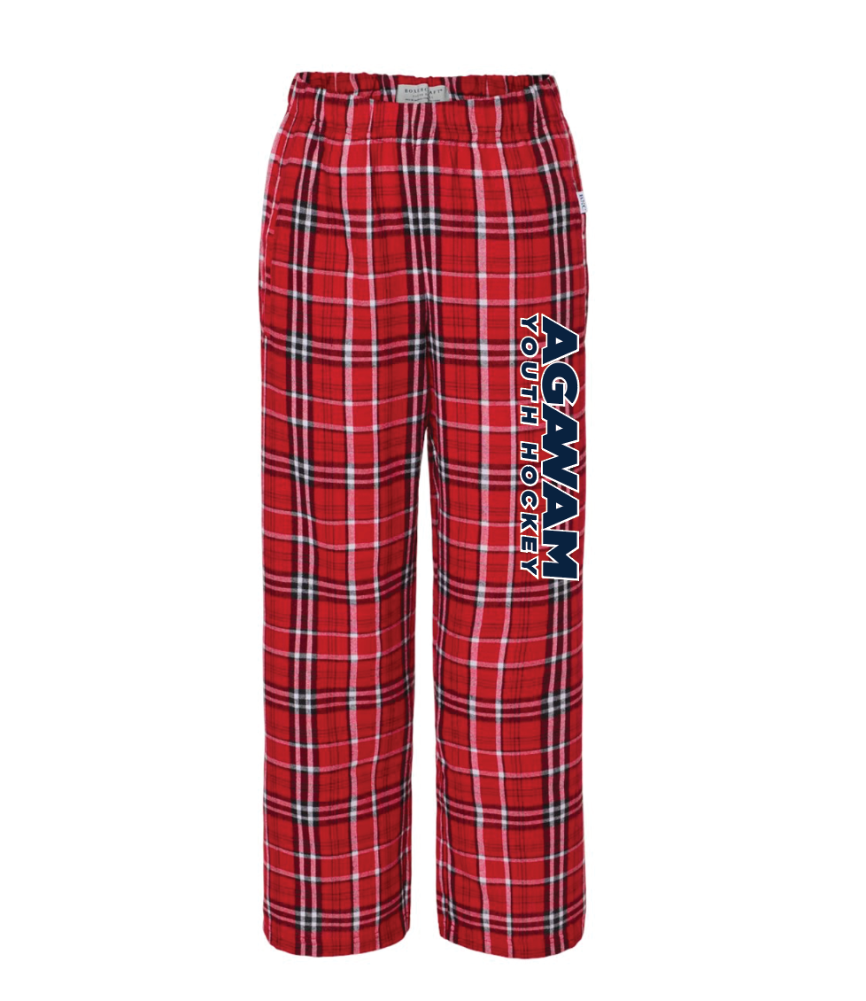 YOUTH Flannel Pants - Agawam Hockey