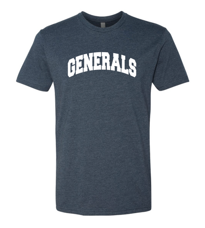 HW Generals Navy Next Level T-Shirt - HW Field Hockey
