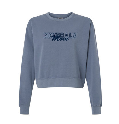 Generals Mom Comfort Colors Crew Neck (ADULT) - Cutler School