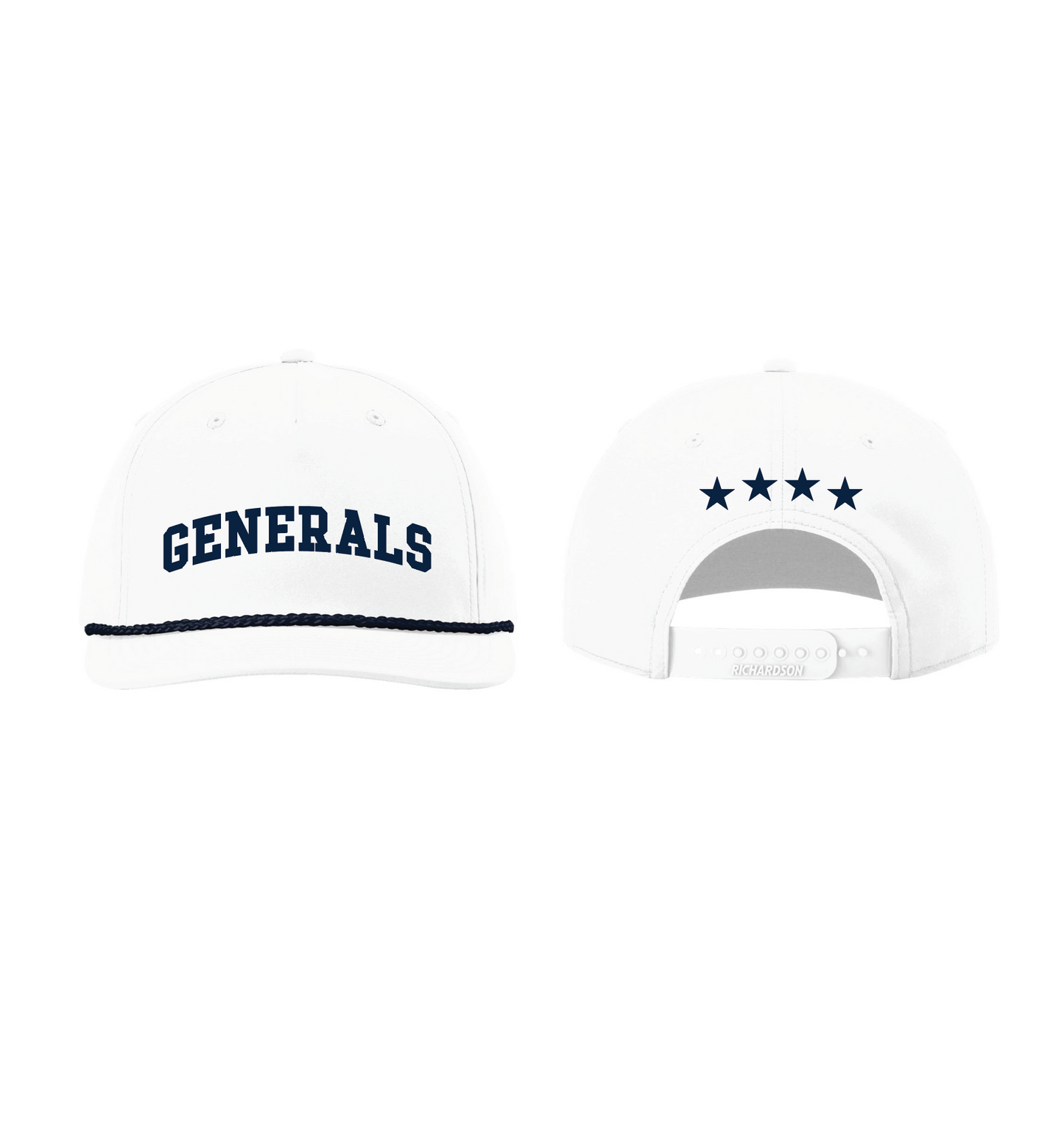 Richardson Generals 4 Star Rope Cap - HW Winthrop Elementary