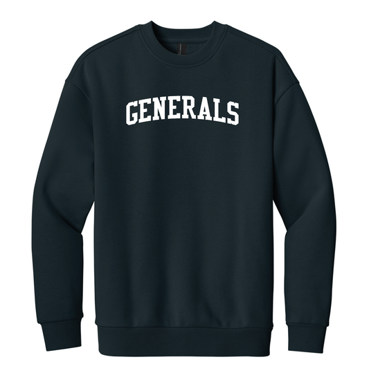 Generals Crewneck Sweatshirts (YOUTH and ADULT) - HW Winthrop Elementary